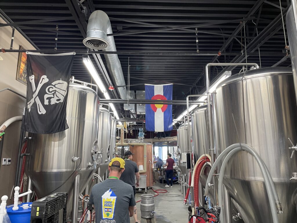 Dry Dock Brewing Brew floor